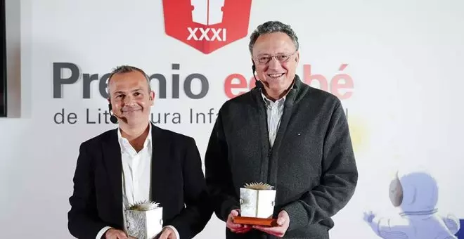 Agustín Sánchez Aguilar y Luis Leante, ganadores del Premio Edebé