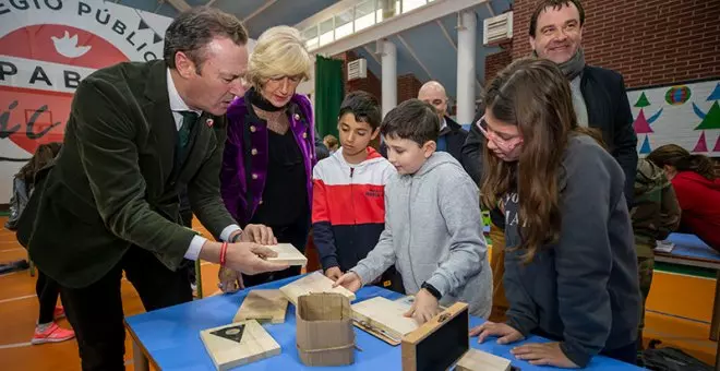 Blanco y Lombó ratifican el compromiso de Cantabria con la educación ambiental del alumnado cántabro