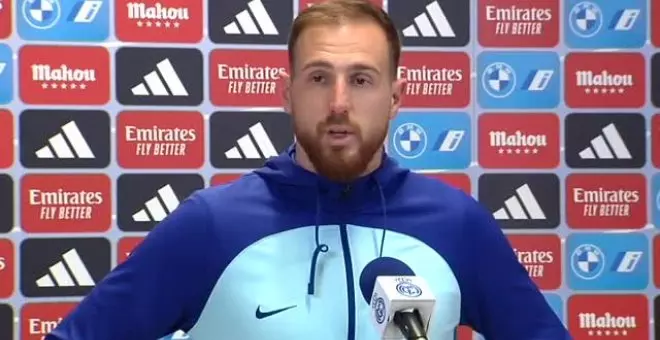 Oblak sobre el árbitro: "Te puedes enfadar, pero no vale nada"