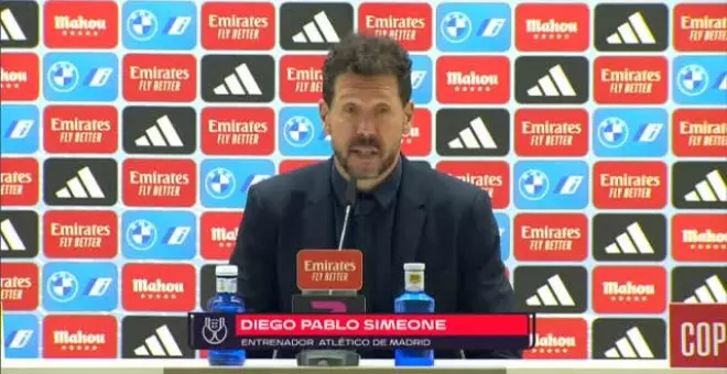 Simeone: "A nadie le importa que Ceballos no reciba la segunda amarilla"