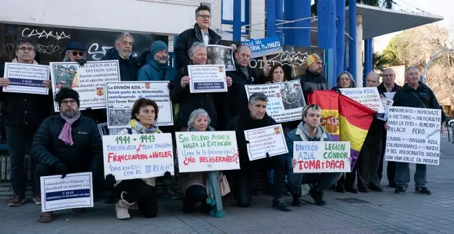 Los vecinos de Madrid reclaman "higiene democrática" y exigen a Almeida eliminar la calle Caídos de la División Azul