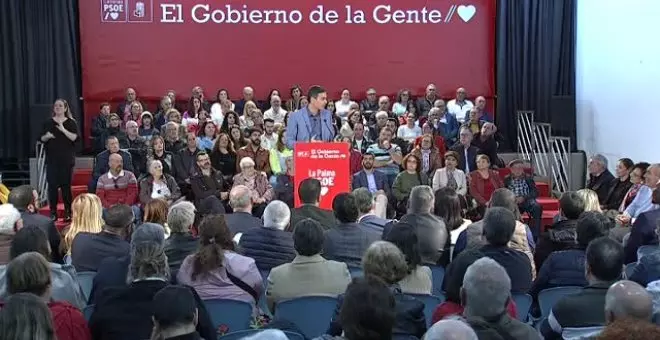 Sánchez lamenta la "incoherencia" del PP al "defender la democracia con los nostálgicos de la dictadura"