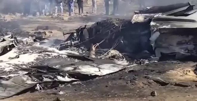 Muere un piloto en el choque de dos aviones de combate en la India