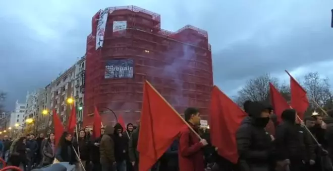 GKS reúne a 3.000 jóvenes en una manifestación contra la precariedad en Bilbao