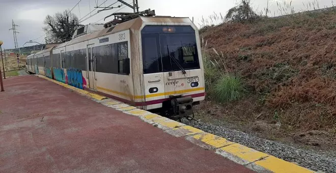 Los trenes de Cercanías de Santander superaron los 3,4 millones de clientes en 2022