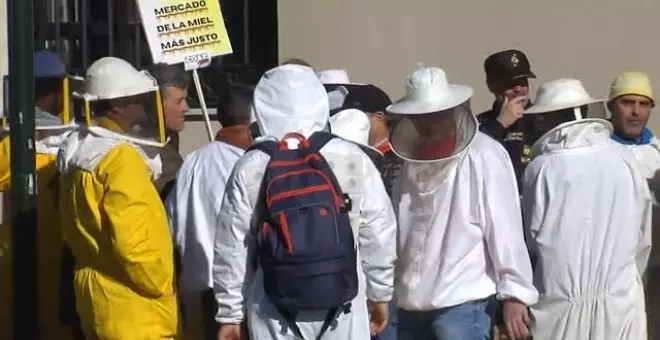 Los apicultores, en pie de guerra en defensa de la miel española