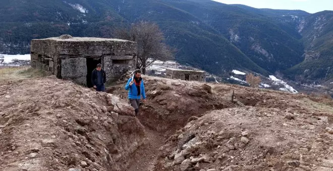 L'Ajuntament de Soriguera, al Pallars Sobirà, recupera més de 200 metres de trinxeres de la Guerra Civil