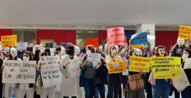 Enfermeras del HUCA critican el "señalamiento" de los críticos por parte de la dirección del hospital