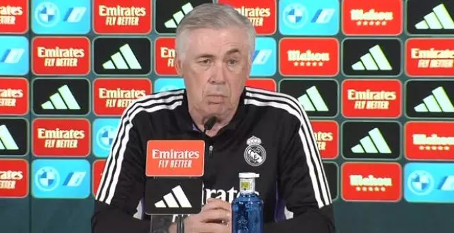 Ancelotti: "No estamos contentos de jugar con menos de 72 horas"