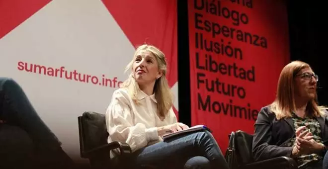 Yolanda Díaz pide a las fuerzas de izquierda que se den "la mano" para conseguir sumar