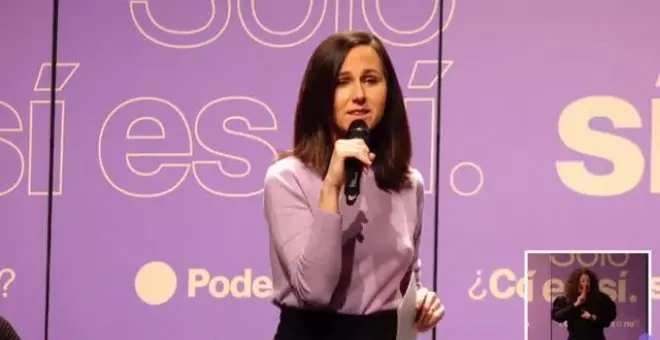 Podemos e Igualdad, dispuestos a aceptar las condiciones del PSOE para reformar la Ley del 'sólo sí es sí'