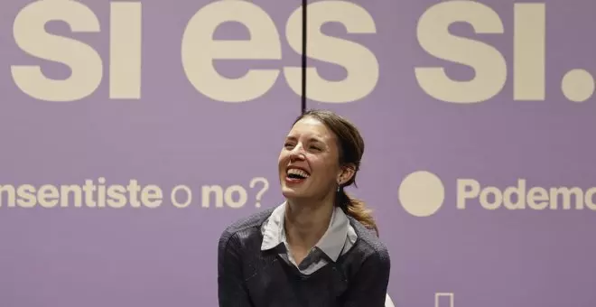Irene Montero cierra filas con el PSOE pero advierte que la reforma de la ley del 'solo sí es sí' "no evitará la reducción de penas"