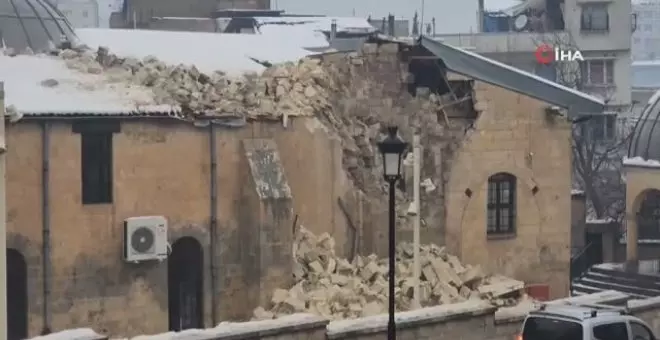 Se derrumba parcialmente un castillo Patrimonio de la Humanidad tras el terremoto en Turquía