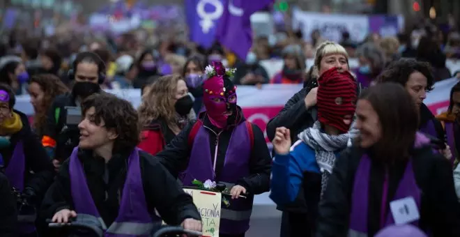 La Comisión 8M llama a "desbordar" las calles en la manifestación feminista que recupera su recorrido prepandemia