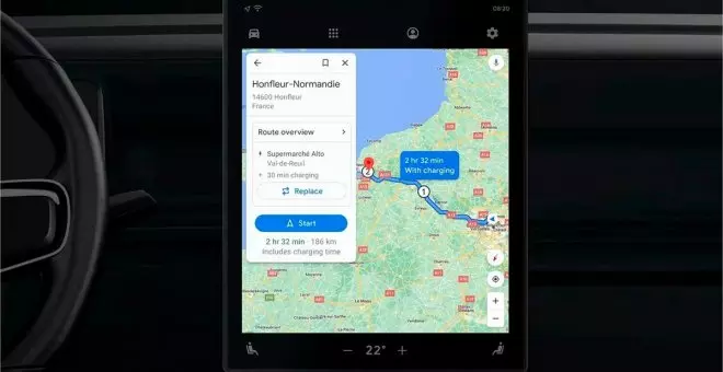 Google va a por el coche eléctrico: sus mapas, más útiles a la hora de recarga