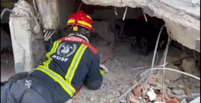 "¡Localizada!", el grito de esperanza de los equipos de rescate españoles en Turquía
