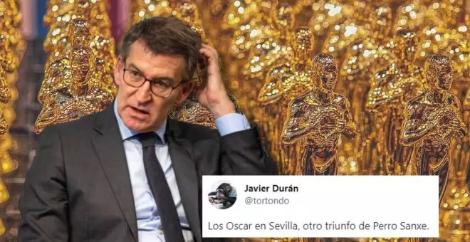 Cachondeo con el último lapsus de Feijóo, que confunde los Goya con los Oscar: "Y los Bafta en San Vicente de la Barquera, Albertito"