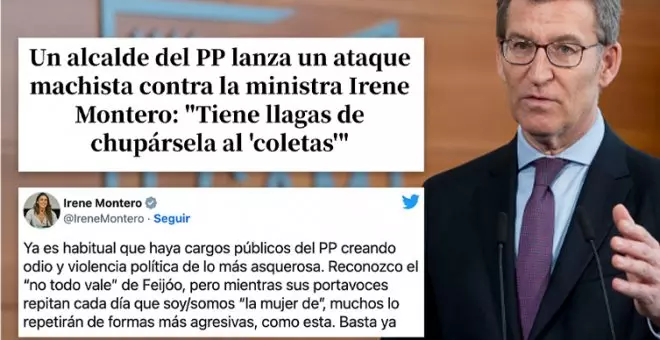 Montero, a Feijóo tras el repugnante comentario de un alcalde del PP: "Mientras sus portavoces digan que somos 'la mujer de' muchos lo repetirán"