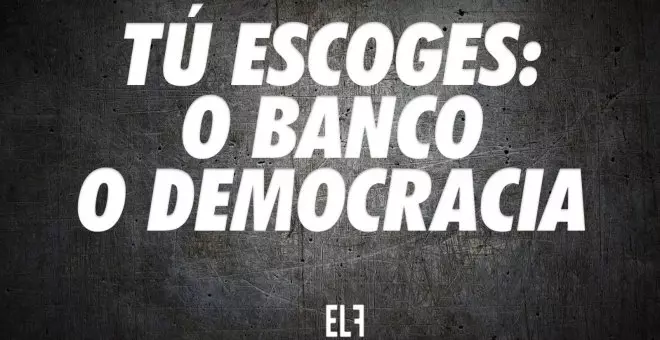 Tú escoges: o banco o democracia - Zasca - En la frontera, 10 de febrero de 2023