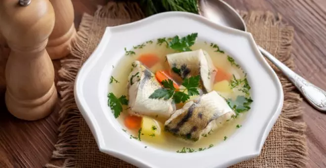 Pato confinado - Receta de ukha: sopa suave de pescado rusa