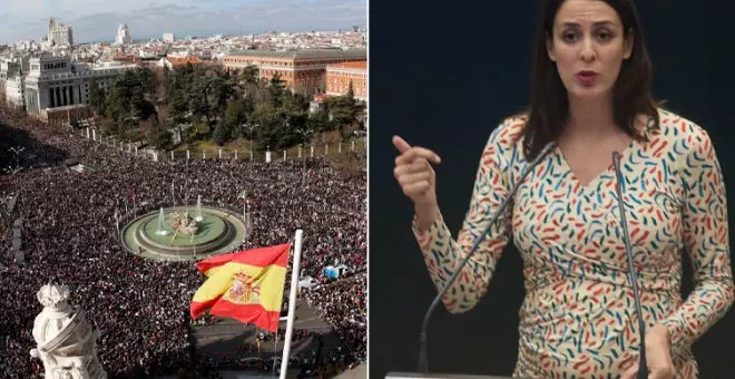 "Almeida, aunque apagues cámaras esto es Madrid hoy": el tuit viral de Rita Maestre durante la manifestación por la sanidad