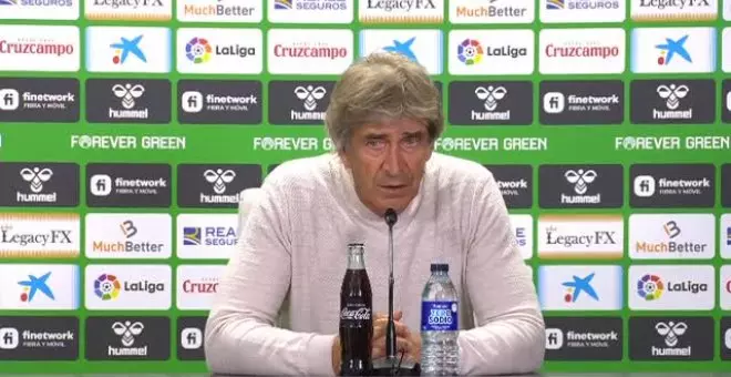 Pellegrini: "Estoy contento con el juego y con los tres puntos ante un rival en racha"