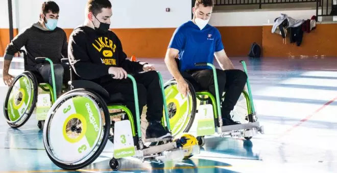 El primer equipo en silla de ruedas de Cantabria comienza los entrenamientos el día 28 de febrero