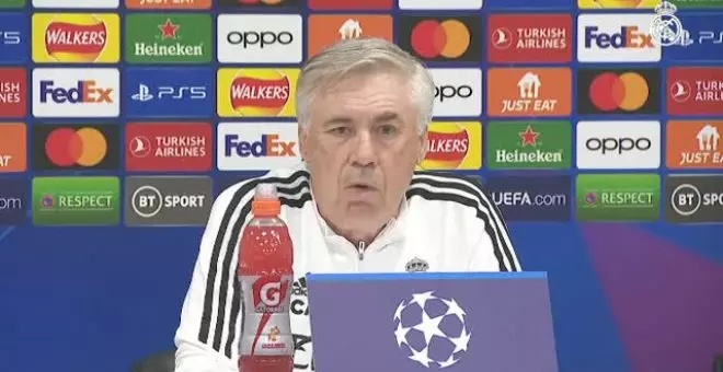 Ancelotti: "En este momento es un gusto ver a Vinicius"