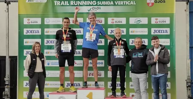 Tres medallas para los cántabros en el Campeonato de España de Trail Running Subida Vertical