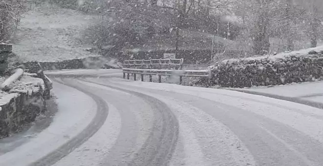 Varias zonas de Cantabria estarán este jueves en aviso por nieve y bajas temperaturas