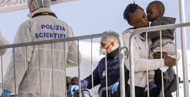 El Aita Mari desembarca en Italia a cuarenta migrantes rescatados este martes cerca de Lampedusa
