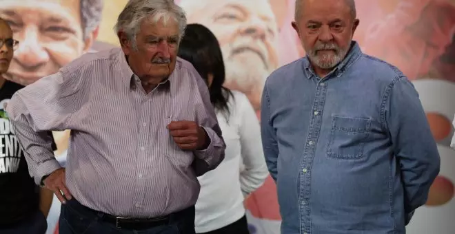 Lula Da Silva recibe a 'Pepe' Mujica en Brasilia