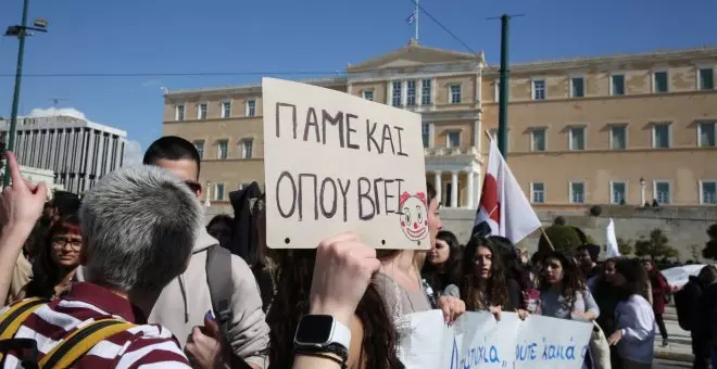 Tercera jornada de manifestaciones en Grecia por el accidente ferroviario con 57 muertos