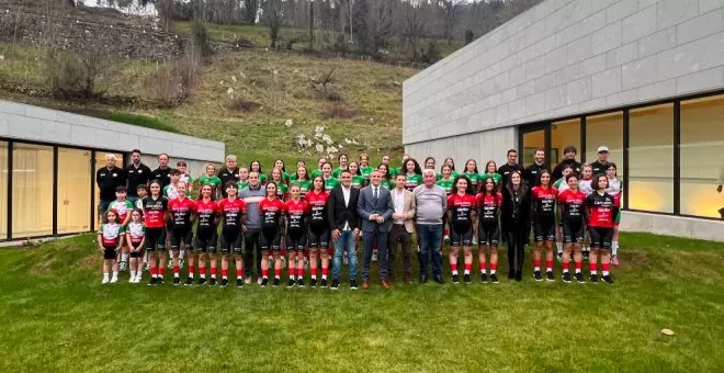 Presentado el equipo UCI Cantabria Deporte-Río Miera, con 50 ciclistas y 12 técnicos
