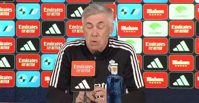 Ancelotti: "No necesito un informe para entender cómo pita un árbitro"