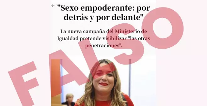 'Público' desmiente haber informado sobre una campaña de Igualdad bajo el lema: "Sexo empoderante"