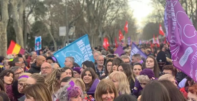 Así ha sido la manifestación del Día de la Mujer en Madrid