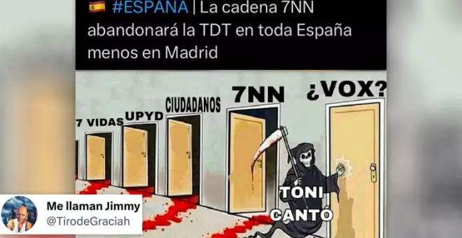 Anuncian el fracaso de la tele ultra 7NN y todos piensan en lo mismo: "Toni Cantó lo ha vuelto a hacer"