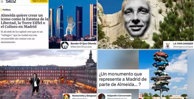 Almeida quiere un icono para Madrid al estilo de la Torre Eiffel y Twitter se llena de ideas a la altura: "¿Qué tal la cama elástica más grande del mundo?"