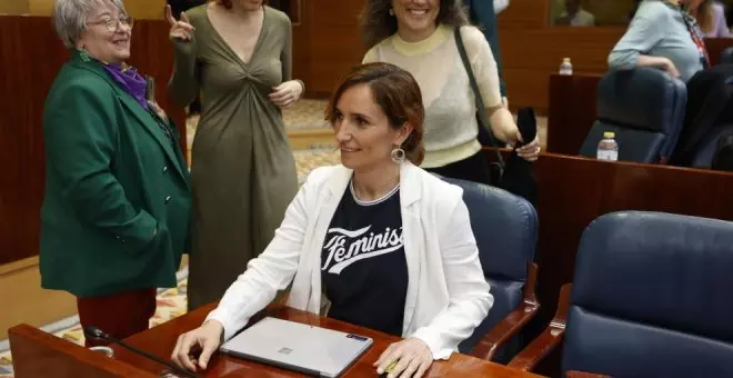 Mónica García (Más Madrid), a Ayuso: "Me niego a ser como ustedes. Siento vergüenza cuando me equivoco"