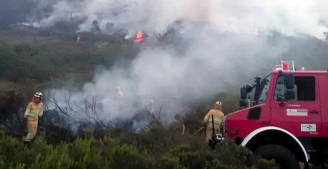 Cantabria tiene actualmente 15 incendios forestales activos