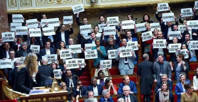 La Asamblea Nacional estalla: del canto de la Marsellesa a la moción de censura contra Macron