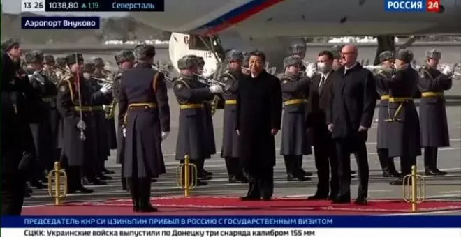 Xin Jinping ya está en Moscú para reunirse con Putin