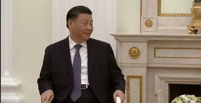 El presidente chino Xi Jinping se reúne con Vladimir Putin en Moscú