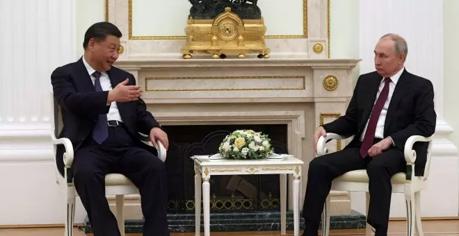 Xi Jinping y Putin se reúnen en Moscú para abordar el plan de paz en Ucrania
