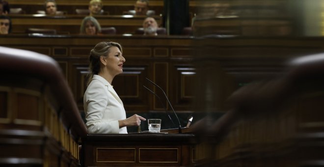 Sumar usará la investidura de Feijóo para exhibir una agenda progresista de cara a un nuevo gobierno con el PSOE