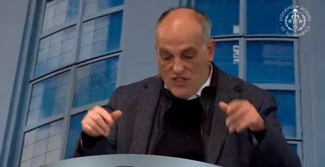 Tebas: "La UEFA es la única que puede dar solución a que no se destruya el fútbol europeo"