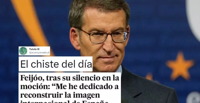 Las redes se carcajean de Feijóo tras justificar su 'espantá' en la moción de censura: "Me he dedicado a reconstruir la imagen internacional de España"