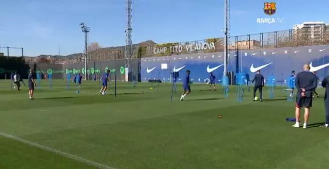 Vuelven los entrenamientos al Barça tras una semana sin sesiones en la Ciudad Deportiva