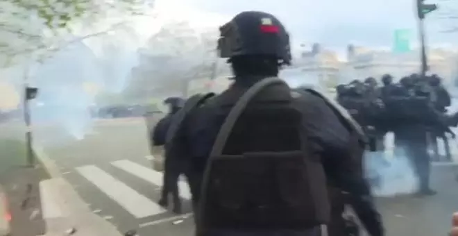 Nueva explosión de violencia en la décima jornada de huelga en Francia